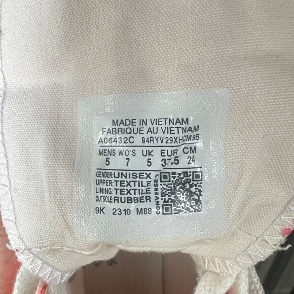 ❤️Converse Chuck 70 Plus Hi Top Platform Sz 7 Women Shoes Orange Sneaker A06432C - Picture 12 of 12